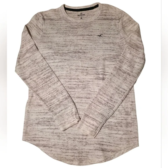 Hollister Cream Long Sleeve Shirt - Picture 1 of 3